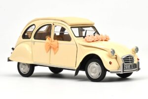 Citroen 2CV Wedding Gift Beige Norev 1:18 181475 Metall — bild 2 av 3