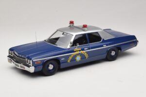 Dodge Monaco Nevada Highway Patrol Blå & Silver KK-Scale 1:18 KKDC181155 Metall