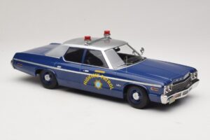 Dodge Monaco Nevada Highway Patrol Blå & Silver KK-Scale 1:18 KKDC181155 Metall — bild 4 av 6