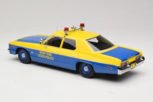 Dodge Monaco New York State Police Gul & Blå KK-Scale 1:18 KKDC181156 Metall — bild 5 av 6
