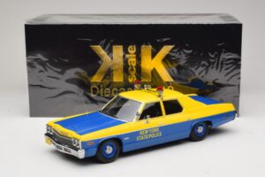 Dodge Monaco New York State Police Gul & Blå KK-Scale 1:18 KKDC181156 Metall — bild 6 av 6