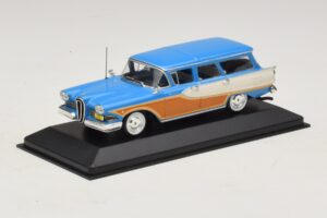 Edsel Bermuda Herrgårdsvagn Caribbean Turquoise Minichamps 1:43 400082014 Metall — bild 2 av 4