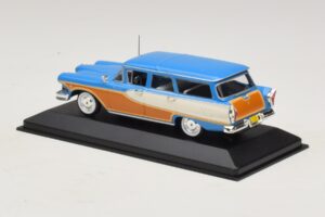 Edsel Bermuda Herrgårdsvagn Caribbean Turquoise Minichamps 1:43 400082014 Metall — bild 3 av 4