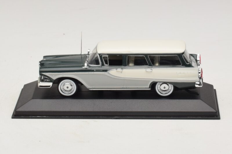 Edsel Bermuda Herrgårdsvagn Mörkgrön Vit Minichamps 1:43 400082013 Metall