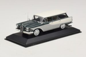 Edsel Bermuda Herrgårdsvagn Mörkgrön Vit Minichamps 1:43 400082013 Metall — bild 2 av 5