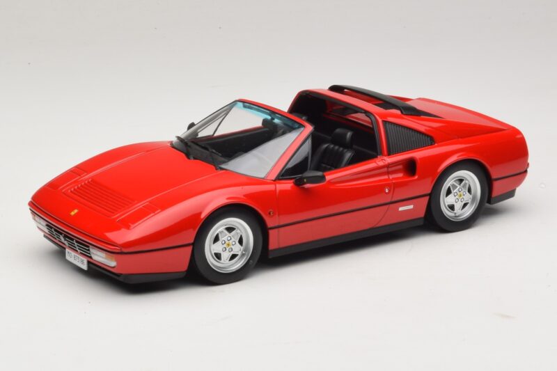 Ferrari 328 GTS Röd Med Svart Interiör KK-Scale 1:18 KKDC180551 Metall