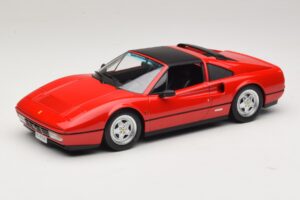 Ferrari 328 GTS Röd Med Svart Interiör KK-Scale 1:18 KKDC180551 Metall — bild 2 av 7