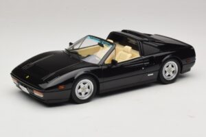 Ferrari 328 GTS US Version Svart Miami Vice Sonny KK-Scale 1:18 KKDC181702 Metall