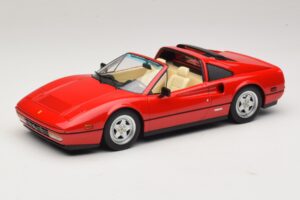 Ferrari 328 GTS US-version Röd Beverly Hills Cop II Med Beige Interiör KK-Scale 1:18 KKDC181701 Metall