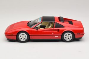 Ferrari 328 GTS US-version Röd Beverly Hills Cop II Med Beige Interiör KK-Scale 1:18 KKDC181701 Metall — bild 4 av 7