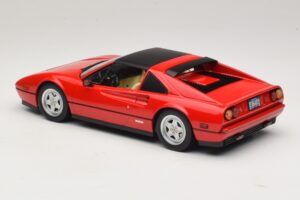 Ferrari 328 GTS US-version Röd Beverly Hills Cop II Med Beige Interiör KK-Scale 1:18 KKDC181701 Metall — bild 6 av 7