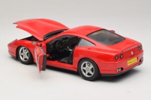 Ferrari 550 Maranello Röd Majorette 1:18 5974 Metall — bild 5 av 8