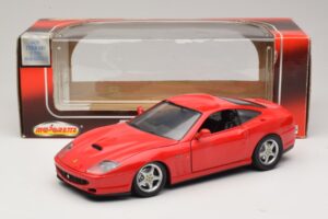 Ferrari 550 Maranello Röd Majorette 1:18 5974 Metall — bild 8 av 8