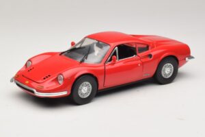 Ferrari Dino 246 Röd Majorette 1:18 5271 Metall