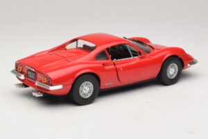 Ferrari Dino 246 Röd Majorette 1:18 5271 Metall — bild 3 av 8