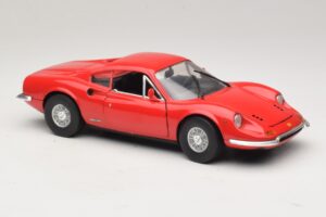 Ferrari Dino 246 Röd Majorette 1:18 5271 Metall — bild 6 av 8