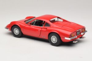 Ferrari Dino 246 Röd Majorette 1:18 5271 Metall — bild 7 av 8