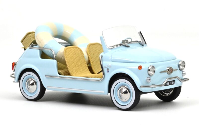 Fiat 500 Jolly Blå Norev 1:18 187793 Metall