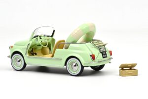 Fiat 500 Jolly Grön Norev 1:18 187794 Metall — bild 2 av 5