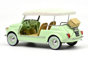 Fiat 500 Jolly Grön Norev 1:18 187794 Metall — bild 3 av 5