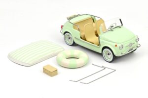 Fiat 500 Jolly Grön Norev 1:18 187794 Metall — bild 5 av 5