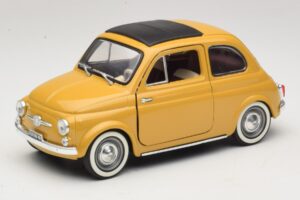 Fiat 500 Gul Solido 1:18 8042 Metall