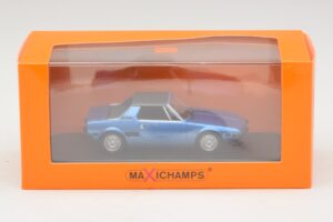 Fiat X1/9 Blå Maxichamps 1:43 940121661 Metall — bild 5 av 5