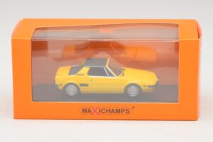 Fiat X1/9 Gul Maxichamps 1:43 940121660 Metall — bild 5 av 5