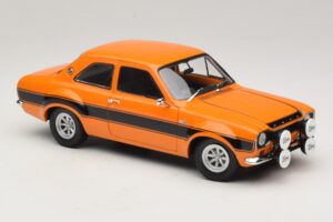 Ford Escort Mk1 RS1600 AVO Orange Med Svarta Ränder Minichamps 1:18 100688104 Metall — bild 6 av 8