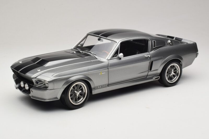 Ford Mustang Shelby GT500 Eleanor Grå Metallic & Svart KK-Scale 1:12 KKDC120171 Metall