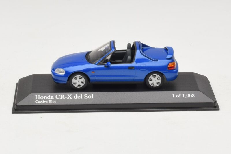 Honda CR-X del Sol EG2 Blå Metallic Minichamps 1:43 400161931 Metall