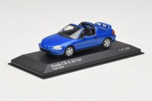 Honda CR-X del Sol EG2 Blå Metallic Minichamps 1:43 400161931 Metall — bild 2 av 5