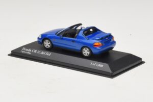Honda CR-X del Sol EG2 Blå Metallic Minichamps 1:43 400161931 Metall — bild 3 av 5