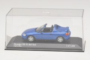 Honda CR-X del Sol EG2 Blå Metallic Minichamps 1:43 400161931 Metall — bild 4 av 5