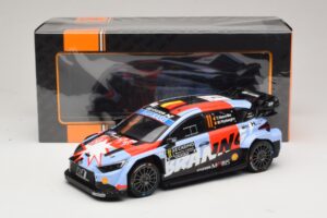 Hyundai i20 N Rally1 #11 T. Neuville / M. Wydaeghe Rally Monte Carlo 2026 IXO 1:18 18RMC270B Metall — bild 6 av 6
