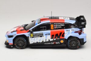 Hyundai i20 N Rally1 #16 A. Fourmaux / A. Coria Rally Monte Carlo 2026 IXO 1:18 18RMC270A Metall — bild 3 av 6