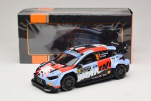 Hyundai i20 N Rally1 #16 A. Fourmaux / A. Coria Rally Monte Carlo 2026 IXO 1:18 18RMC270A Metall — bild 6 av 6