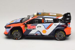 Hyundai i20 N Rally1 #8 O. Tanak / M. Jarveoja Rally Portugal 2025 IXO 1:18 18RMC251A Metall — bild 3 av 6