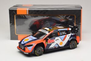Hyundai i20 N Rally1 #8 O. Tanak / M. Jarveoja Rally Portugal 2025 IXO 1:18 18RMC251A Metall — bild 6 av 6