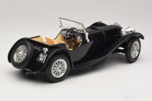 Jaguar SS100 Roadster Svart Bburago 1:18 3006-M3 Metall — bild 2 av 6