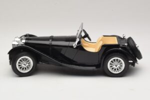 Jaguar SS100 Roadster Svart Bburago 1:18 3006-M3 Metall — bild 3 av 6