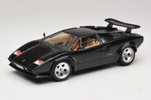 Lamborghini Countach 5000 Quattrovalvole Svart Bburago 1:18 3337 Metall