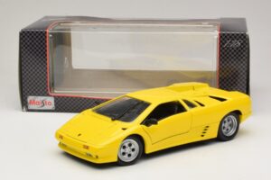 Lamborghini Diablo Gul Maisto 1:18 32803 Metall — bild 8 av 8