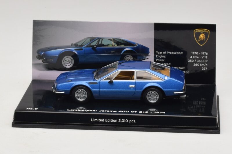 Lamborghini Jarama 400 GTS Blå Minichamps 1:43 436103400 Metall