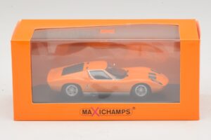 Lamborghini Miura P400 Orange Maxichamps 1:43 940103001 Metall — bild 5 av 5