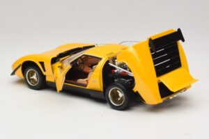 Lamborghini Miura SVR Gul & Svart Kyosho 1:18 08319GY Metall — bild 5 av 8