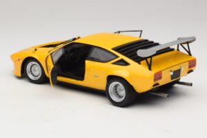 Lamborghini Urraco Rally Pearl Yellow Kyosho 1:18 08445GY Metall — bild 5 av 8