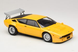 Lamborghini Urraco Rally Pearl Yellow Kyosho 1:18 08445GY Metall — bild 6 av 8