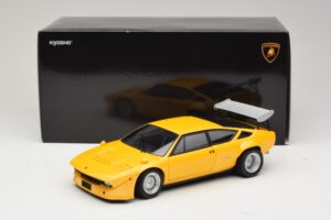 Lamborghini Urraco Rally Pearl Yellow Kyosho 1:18 08445GY Metall — bild 8 av 8