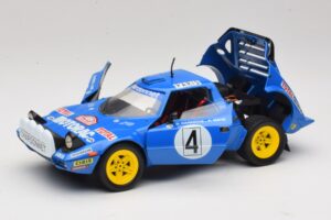 Lancia Stratos HF #4 B. Darniche / A. Mahe Rally Monte Carlo 1979 Solido 1:18 9019 Metall — bild 2 av 8